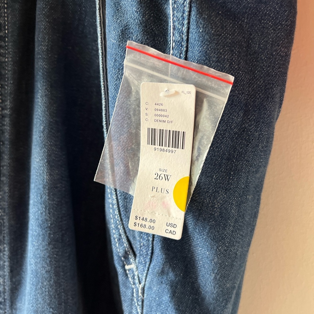 PILCRO Seamed High-Rise Flare Jeans NWT 26 W - Picture 2 of 7